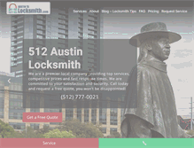 Tablet Screenshot of 512locksmith.com